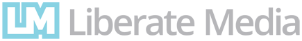 PR, social media and content marketing agency – Liberate Media Logo